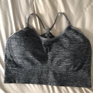 Gray Sports Bra